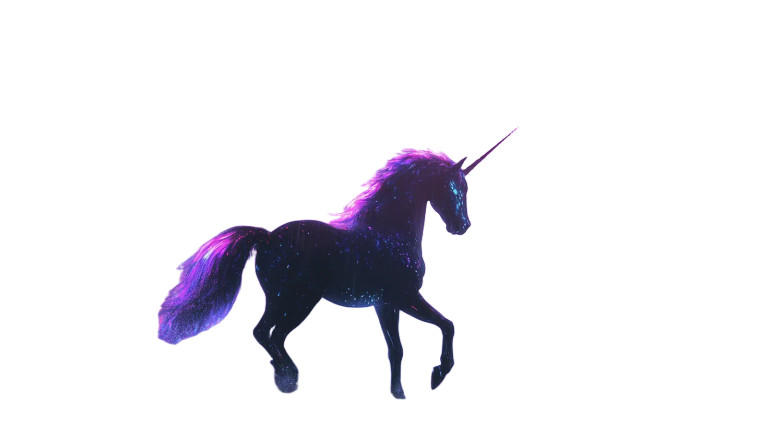 Unicorn Cyberpunk City Magic Vinyl Car Decal Sticker – Waterproof & UV-Resistant 7.14"