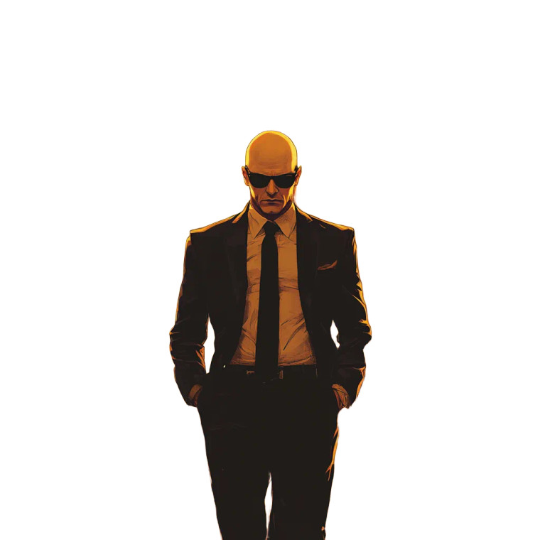 Young Bald Man Paris Vinyl Car Decal Sticker – Waterproof & UV-Resistant 4.0"