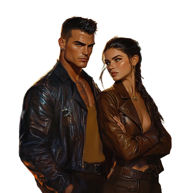 Couple Dragons Fortress Vinyl Car Decal Sticker – Waterproof & UV-Resistant 4.0"