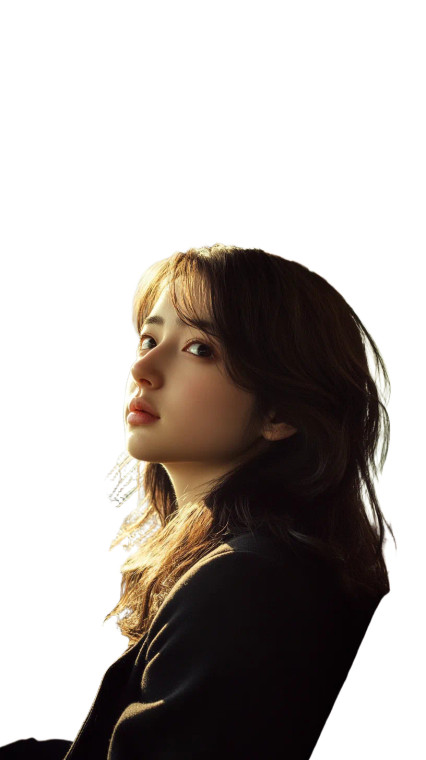 Japanese Girl Train Vinyl Car Decal Sticker – Waterproof & UV-Resistant 4.0"