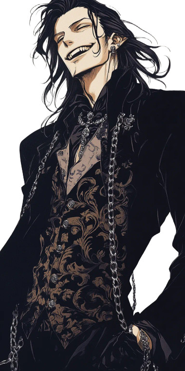 Vampire Lord Retro Fantasy Vinyl Car Decal Sticker – Waterproof & UV-Resistant 4.0"