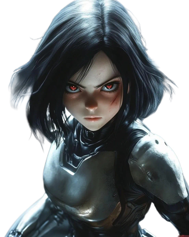 Battle Angel Alita Vinyl Car Decal Sticker – Waterproof & UV-Resistant 4.0"