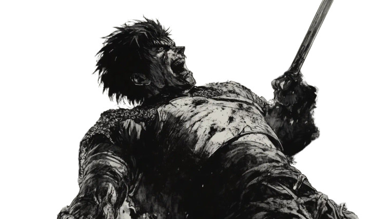 Berserk Black White Comics Vinyl Car Decal Sticker – Waterproof & UV-Resistant 7.14"