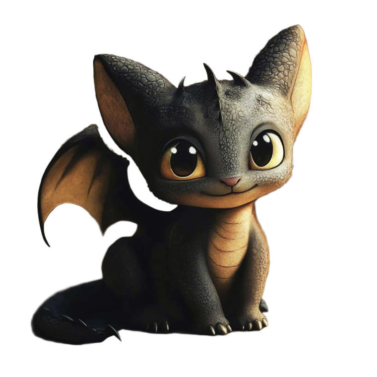 Cute Dragon Cat Playing Vinyl Car Decal Sticker – Waterproof & UV-Resistant 4.0"