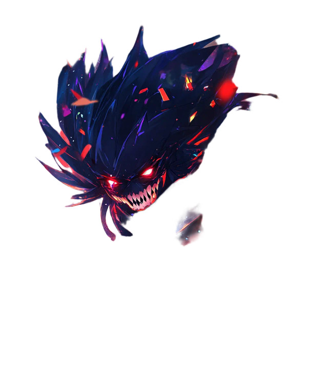 Dark Anime Confetti Space Vinyl Car Decal Sticker – Waterproof & UV-Resistant 4.0"