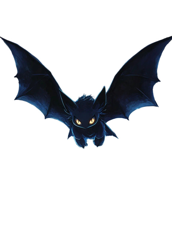 Dark Fantasy Angelic Bat Vinyl Car Decal Sticker – Waterproof & UV-Resistant 4.0"