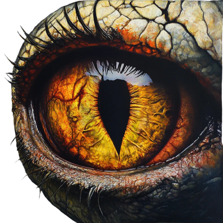 Demon Eye Hypo Realistic Vinyl Car Decal Sticker – Waterproof & UV-Resistant 4.0"