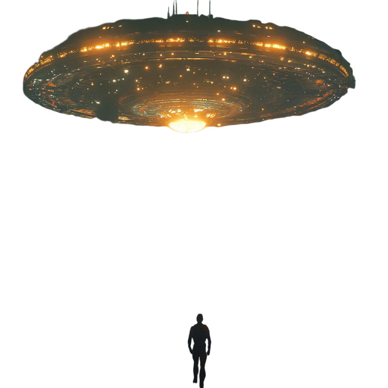 Aliens Attack Megalopolis Vinyl Car Decal Sticker – Waterproof & UV-Resistant 4.0"