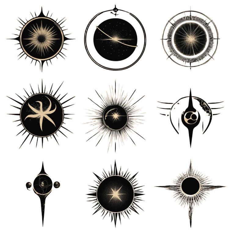 Art Science Symbols Vinyl Car Decal Sticker – Waterproof & UV-Resistant 4.0"