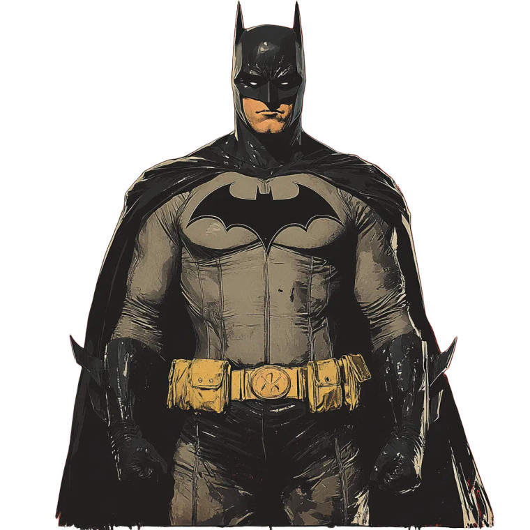 Batman Dark Dreams Woodblock Vinyl Car Decal Sticker – Waterproof & UV-Resistant 4.0"