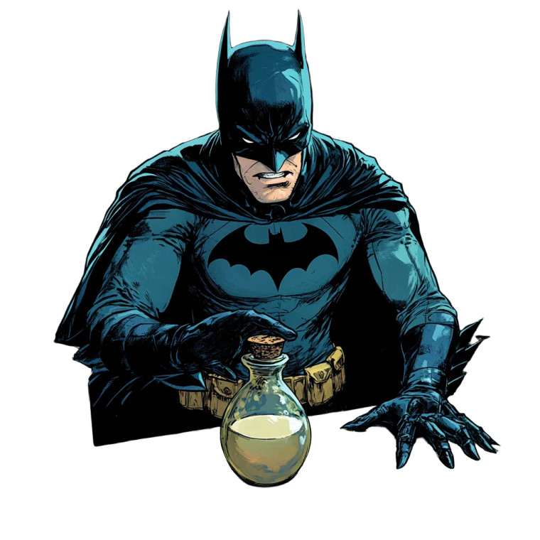 Batman Frightened Potion Vinyl Car Decal Sticker – Waterproof & UV-Resistant 4.0"