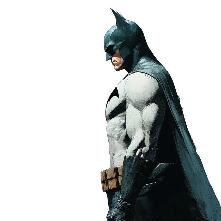 Batman Side View Vinyl Car Decal Sticker – Waterproof & UV-Resistant 4.0"