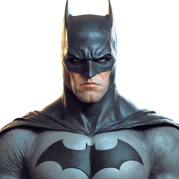 Batman Weight Painted Photo Realism Vinyl Car Decal Sticker – Waterproof & UV-Resistant 4.0"