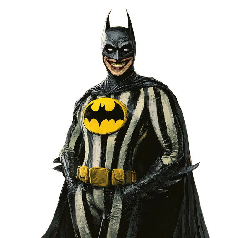 Beetle Juice Batman Vinyl Car Decal Sticker – Waterproof & UV-Resistant 4.0"