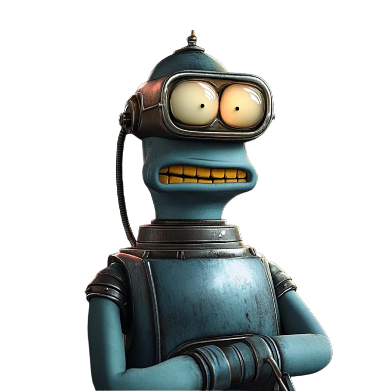 Bender Car Mechanic Vinyl Car Decal Sticker – Waterproof & UV-Resistant 4.0"