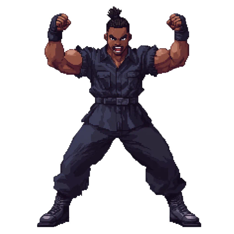Black Fighter Victory Vinyl Car Decal Sticker – Waterproof & UV-Resistant 4.0"