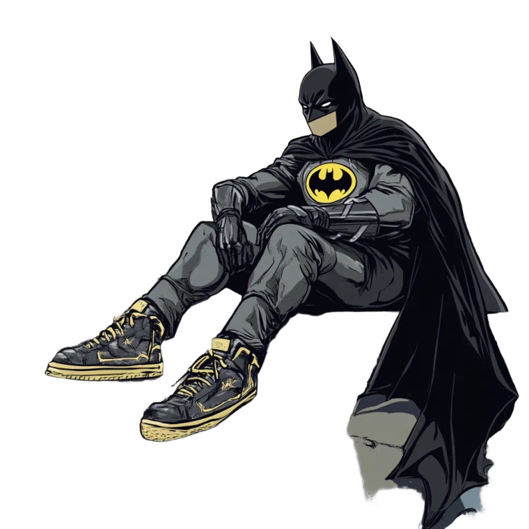 Cartoon Batman Hiphop World Vinyl Car Decal Sticker – Waterproof & UV-Resistant 4.0"