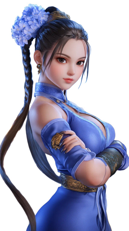 Chunli Kungfu Palace Vinyl Car Decal Sticker – Waterproof & UV-Resistant 4.0"