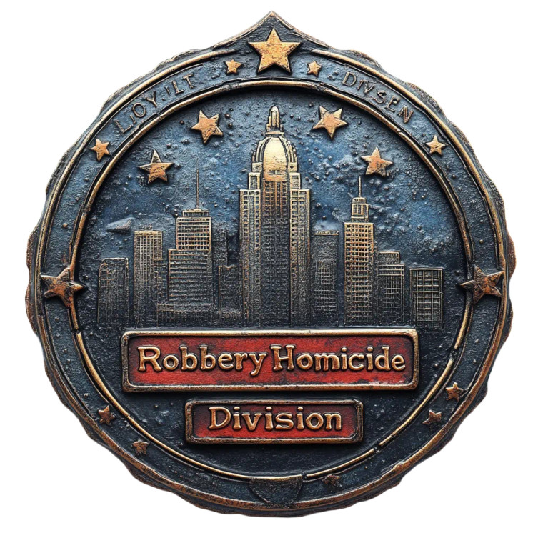 City Police Detective Badge Vinyl Car Decal Sticker – Waterproof & UV-Resistant 4.0"