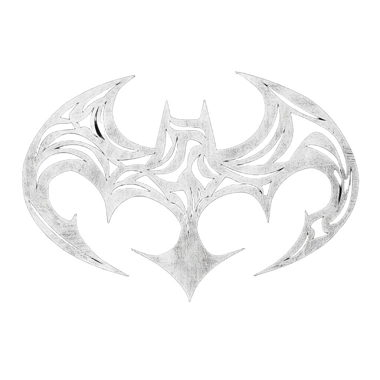 Classic Batman Tribal Vinyl Car Decal Sticker – Waterproof & UV-Resistant 4.0"