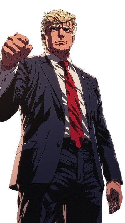 Confident Speaker Anime Style Vinyl Car Decal Sticker – Waterproof & UV-Resistant 4.0"