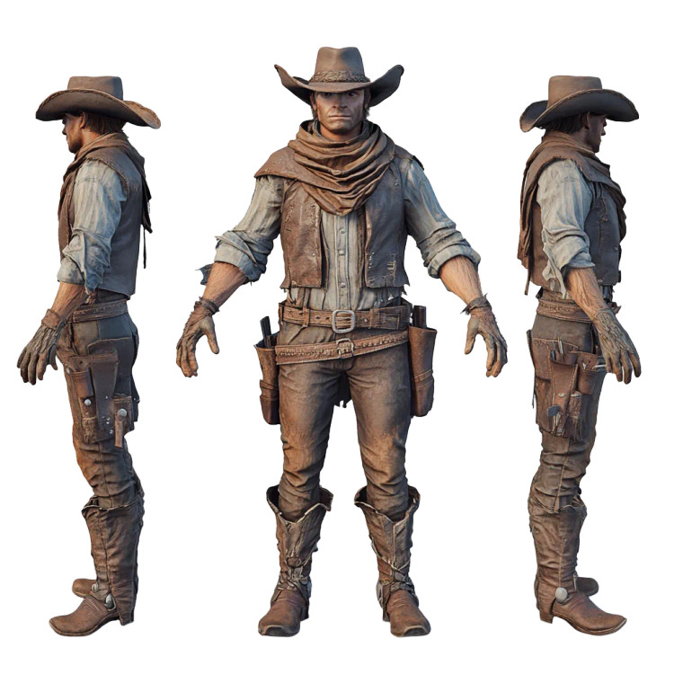 Cowboy Fps Tpose Vinyl Car Decal Sticker – Waterproof & UV-Resistant 4.0"