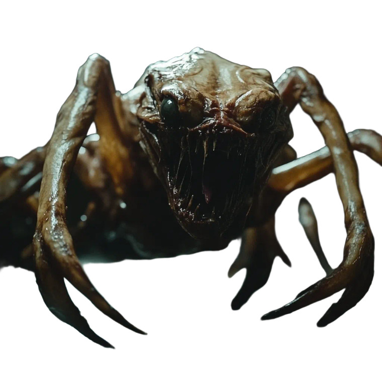 Creepy Creature Lake Horror Vinyl Car Decal Sticker – Waterproof & UV-Resistant 4.0"