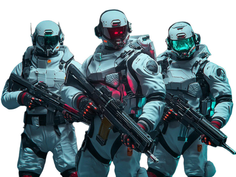 Cyber Men White Armor Vinyl Car Decal Sticker – Waterproof & UV-Resistant 5.31"