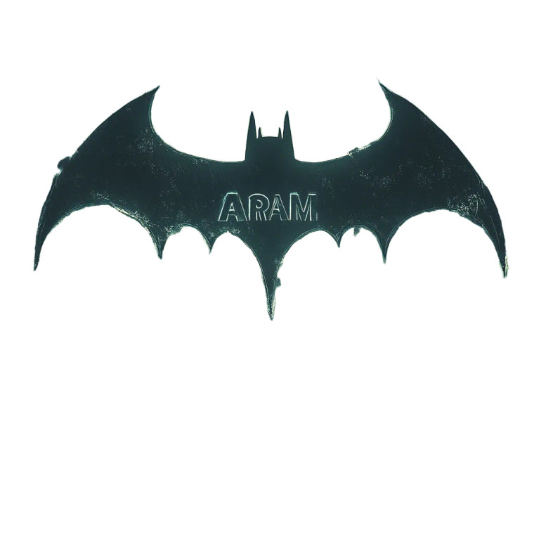 Dark Stormy Batman Aram Vinyl Car Decal Sticker – Waterproof & UV-Resistant 4.0"