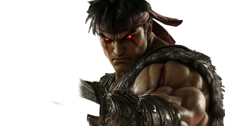 Evil Ryu Barbarian Warrior Vinyl Car Decal Sticker – Waterproof & UV-Resistant 7.14"