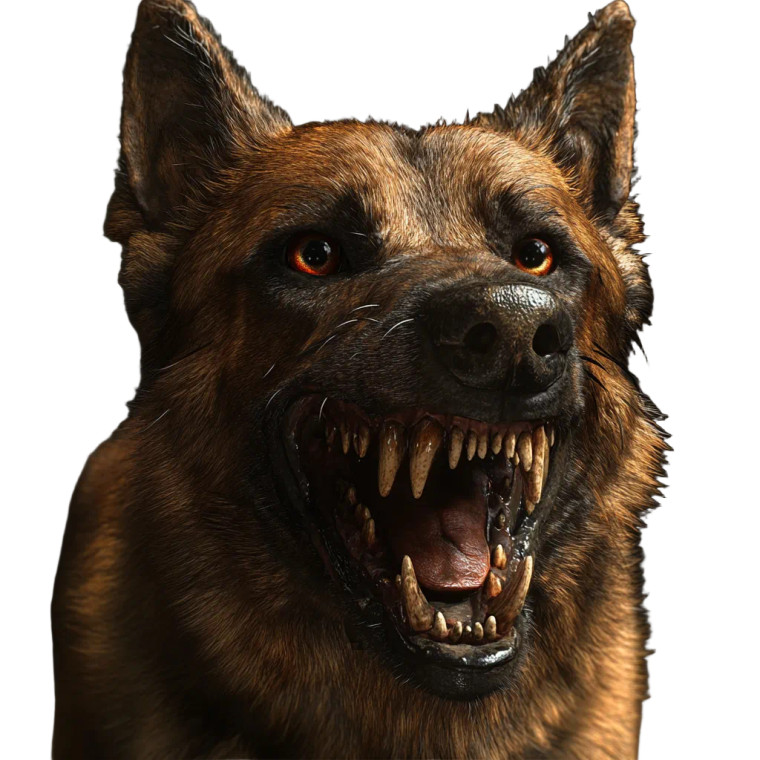 Fallout German Shepherd 3D Vinyl Car Decal Sticker – Waterproof & UV-Resistant 4.0"