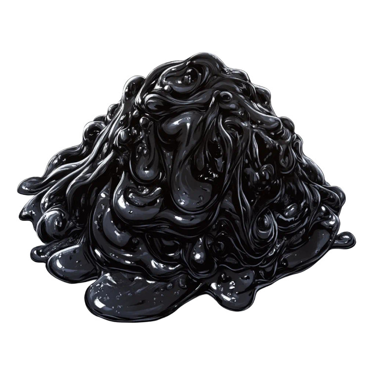 Fantasy Rpg Black Slime Vinyl Car Decal Sticker – Waterproof & UV-Resistant 4.0"