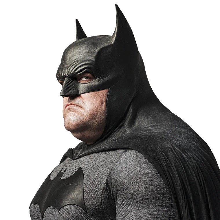 Fat Batman Side Vinyl Car Decal Sticker – Waterproof & UV-Resistant 4.0" Fat Batman Side Vinyl Car Decal Sticker – Waterproof & UV-Resistant 4.0"