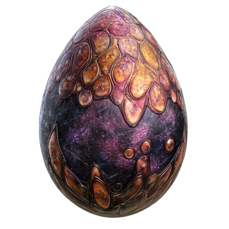 Floating Dragon Egg Mmorpg Vinyl Car Decal Sticker – Waterproof & UV-Resistant 4.0"