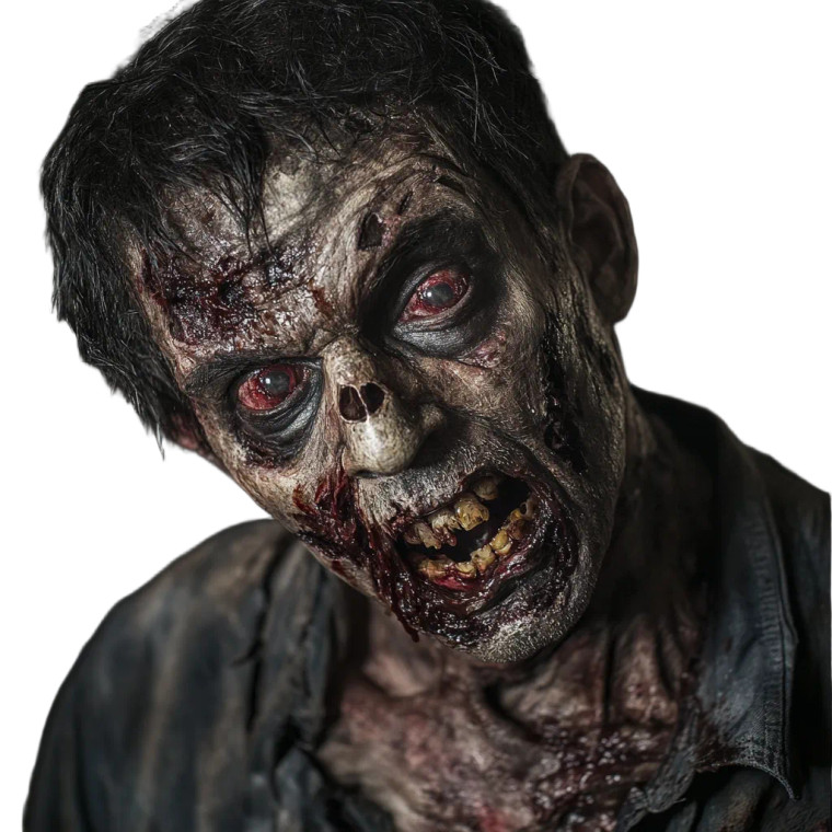 Front Zombie Man Vinyl Car Decal Sticker – Waterproof & UV-Resistant 4.0"
