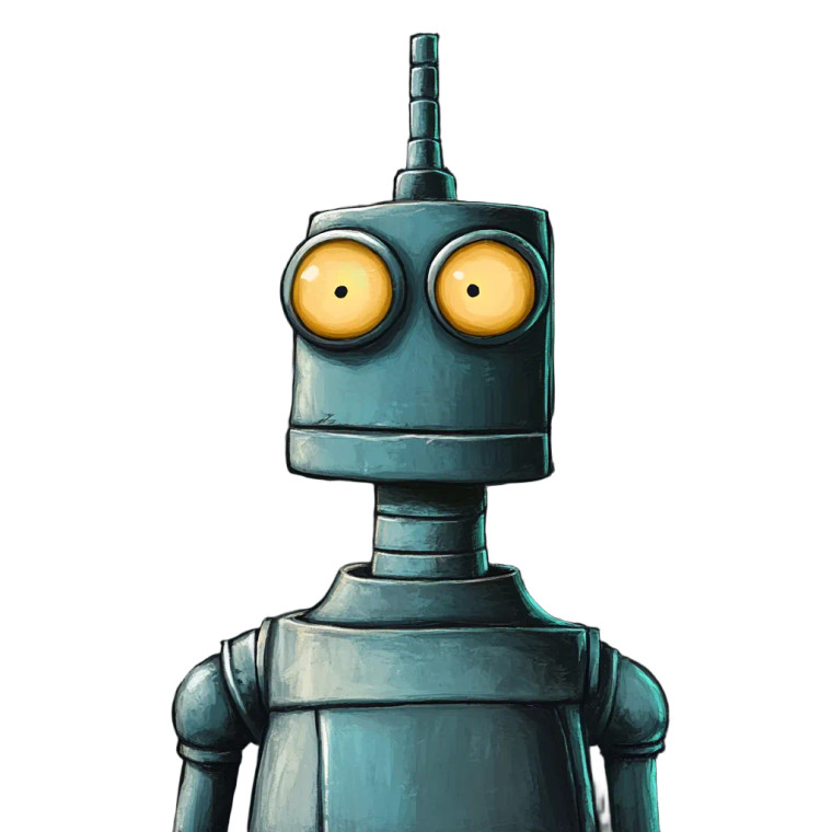 Futurama Bender Vinyl Car Decal Sticker – Waterproof & UV-Resistant 4.0"