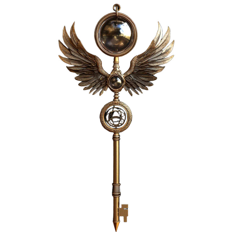 Futuristic Snitch Key Vinyl Car Decal Sticker – Waterproof & UV-Resistant 4.0"