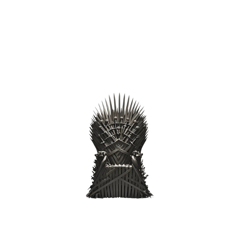 Game Thrones Western Iron Throne Vinyl Car Decal Sticker – Waterproof & UV-Resistant 4.0"