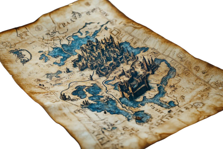 Harry Potter Map Vinyl Car Decal Sticker – Waterproof & UV-Resistant 6.0"