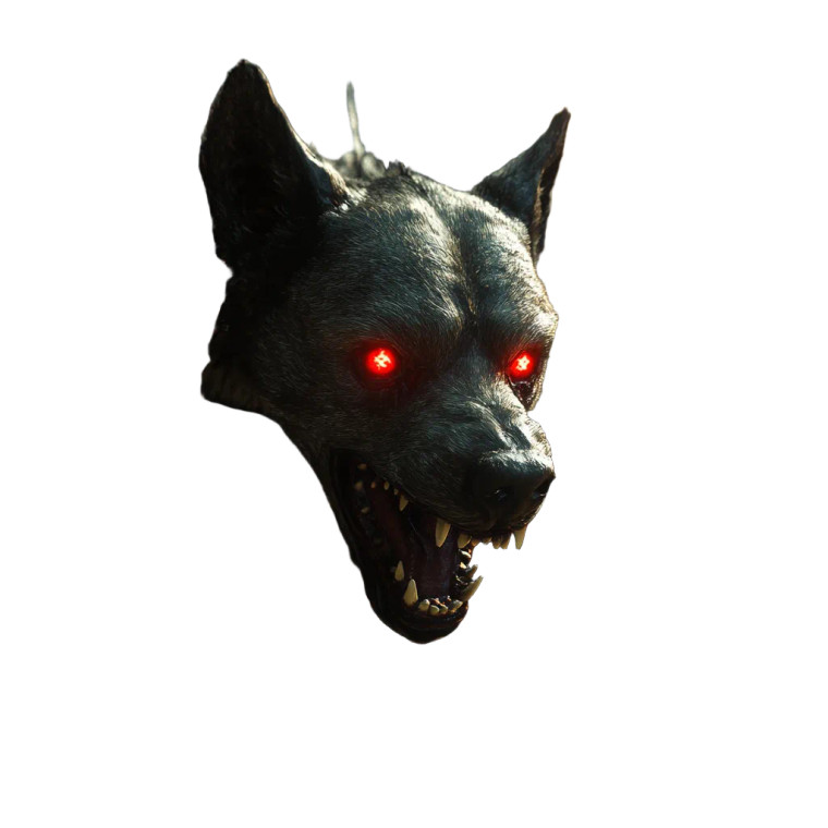 Hell Hounds Gothic Fence Vinyl Car Decal Sticker – Waterproof & UV-Resistant 4.0"