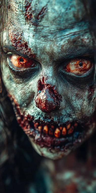 Horde Face Scars Anamorphic Vinyl Car Decal Sticker – Waterproof & UV-Resistant 4.0"