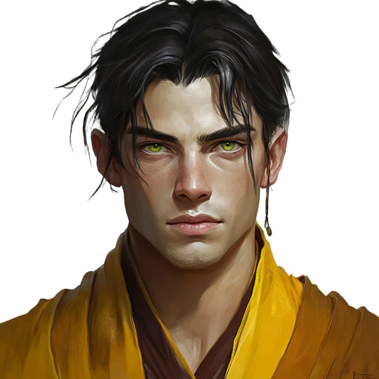 Human Monk Martial Artist Vinyl Car Decal Sticker – Waterproof & UV-Resistant 4.0"