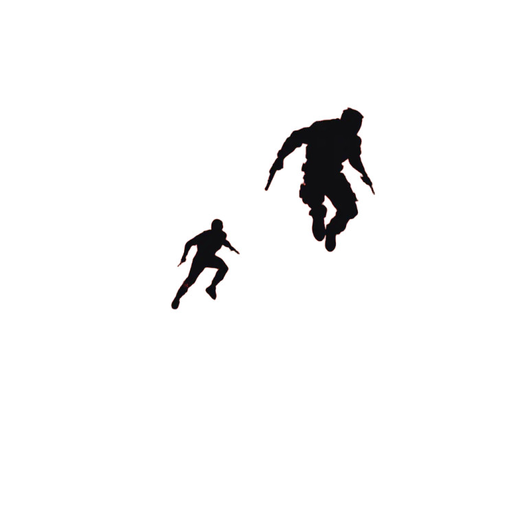 Hunter Chase Cityscape Vinyl Car Decal Sticker – Waterproof & UV-Resistant 4.0"