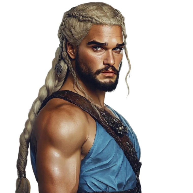 Khal Drogo Daenerys Dress Vinyl Car Decal Sticker – Waterproof & UV-Resistant 4.0"