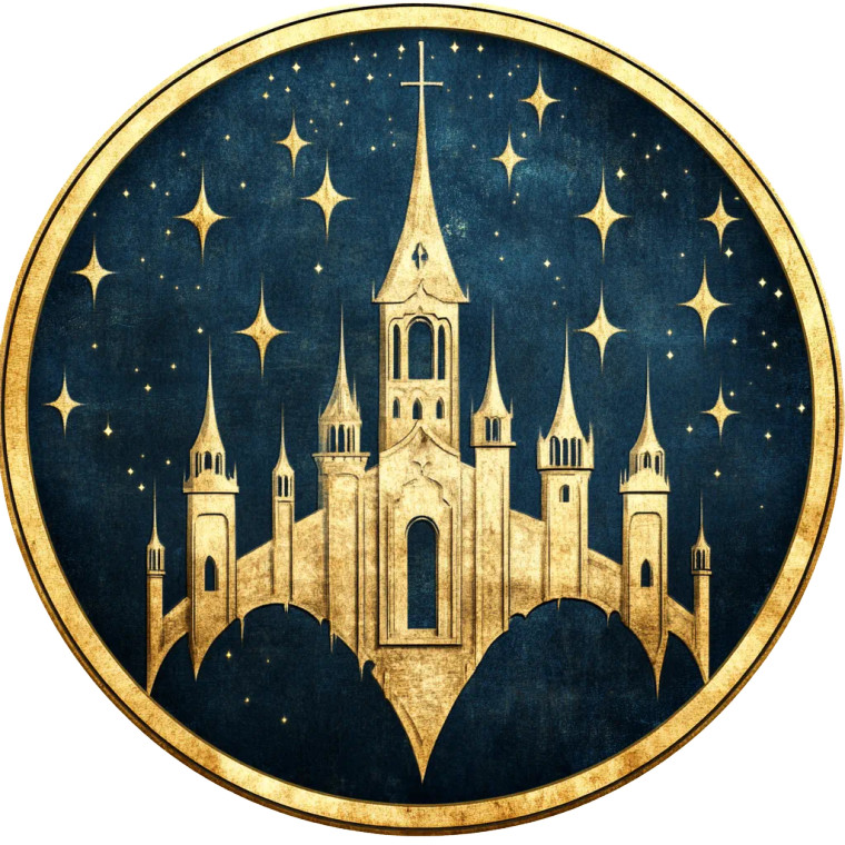 Kingdom Heaven Logo Vinyl Car Decal Sticker – Waterproof & UV-Resistant 4.0"