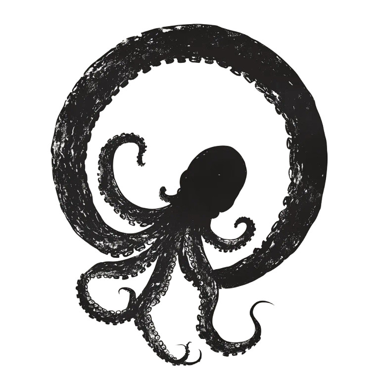 Kraken Ouroboros Ring Tattoo Vinyl Car Decal Sticker – Waterproof & UV-Resistant 4.0"