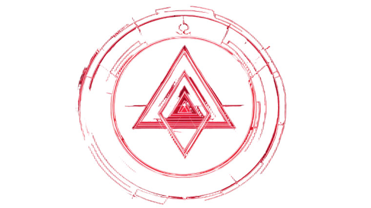 Magical Circle Triangle Cyberpunk Vinyl Car Decal Sticker – Waterproof & UV-Resistant 7.14"