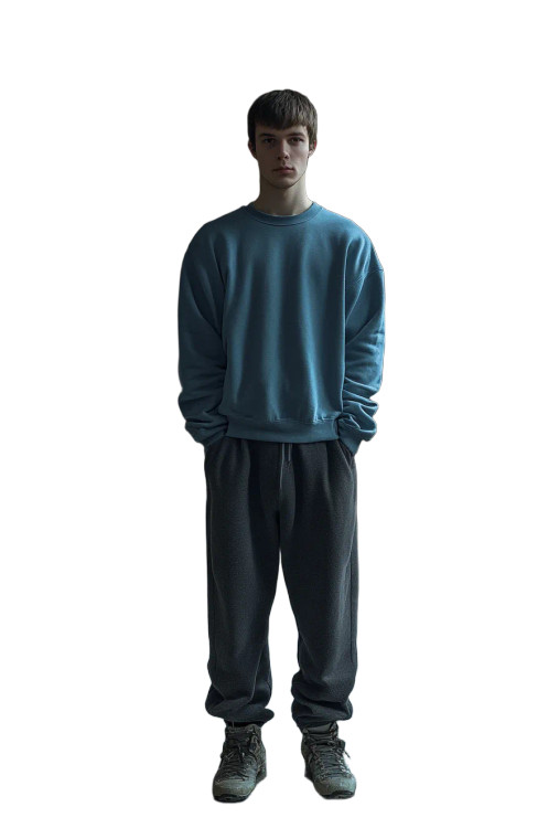 Man Old Clothes Corridor Vinyl Car Decal Sticker – Waterproof & UV-Resistant 4.0"