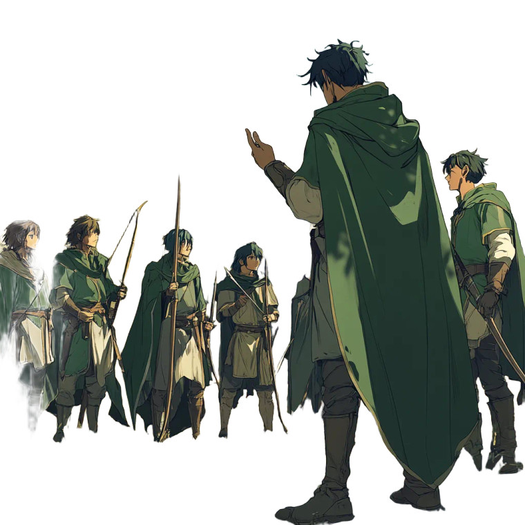 Medieval Archer Green Team Vinyl Car Decal Sticker – Waterproof & UV-Resistant 4.0"