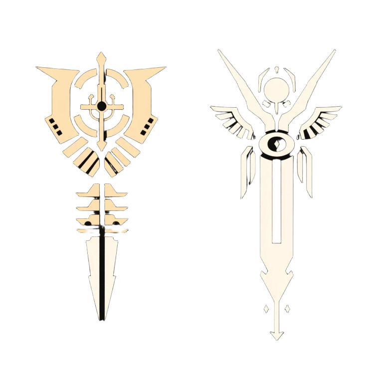 Paradigms Confrontation Glyphs Vinyl Car Decal Sticker – Waterproof & UV-Resistant 4.0"